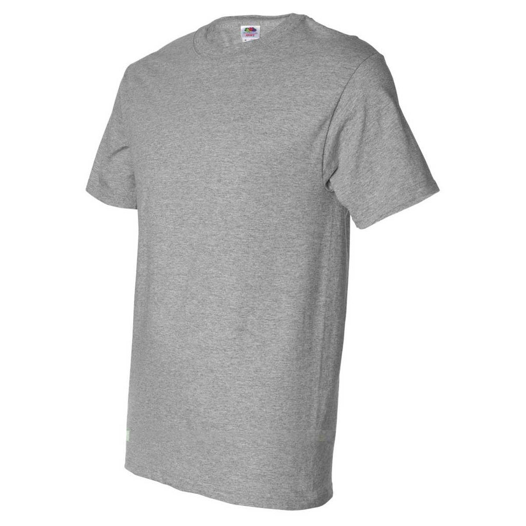 Fruit of the Loom Men's Athletic Heather HD Cotton Short Sleeve T-Shirt