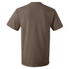 Fruit of the Loom Men's Chocolate HD Cotton Short Sleeve T-Shirt