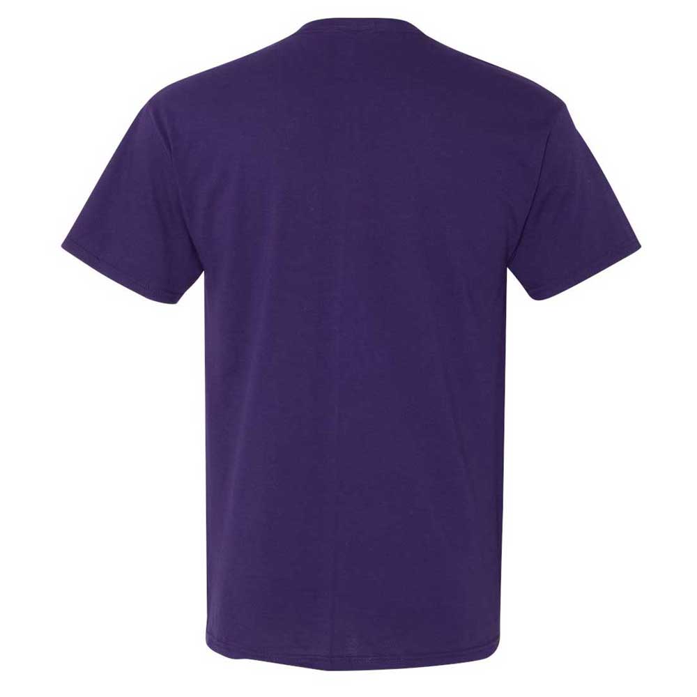 Fruit of the Loom Men's Deep Purple HD Cotton Short Sleeve T-Shirt