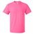 Fruit of the Loom Men's Neon Pink HD Cotton Short Sleeve T-Shirt