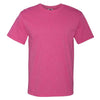 Fruit of the Loom Men's Retro Heather Pink HD Cotton Short Sleeve T-Shirt