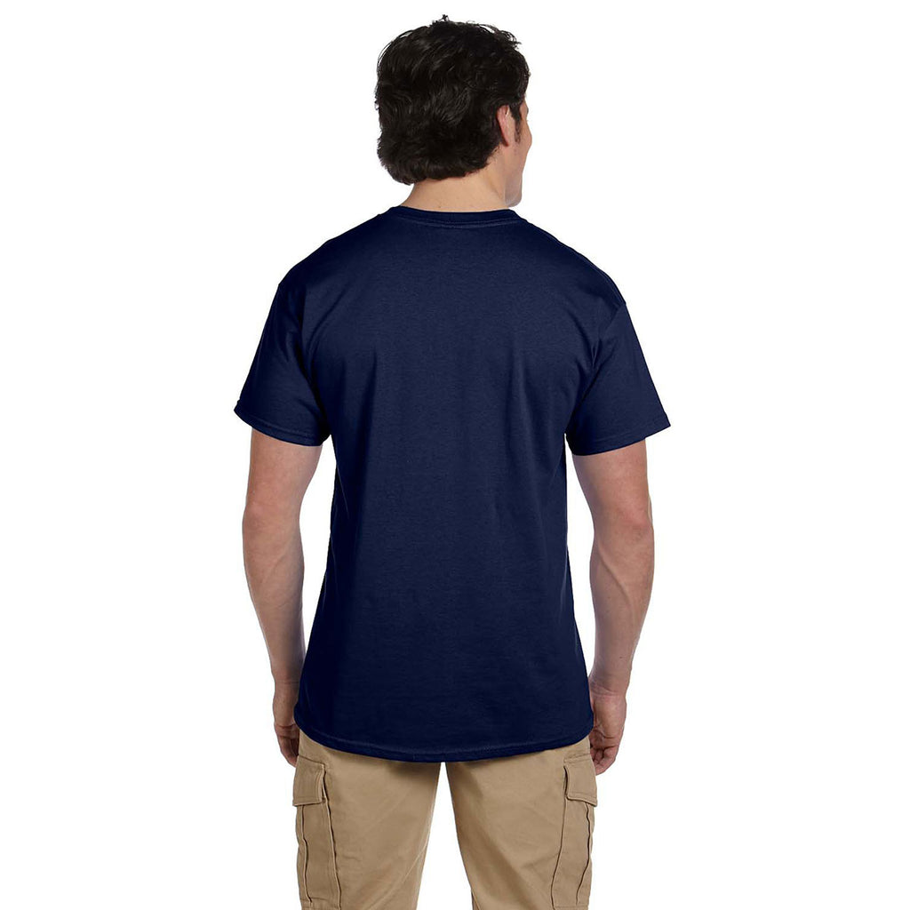Fruit of the Loom Men's J Navy 5 oz. HD Cotton T-Shirt