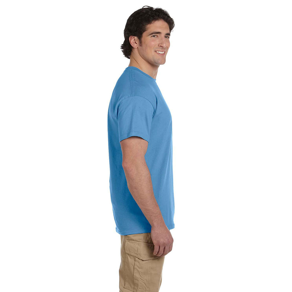 Fruit of the Loom Men's Columbia Blue 5 oz. HD Cotton T-Shirt