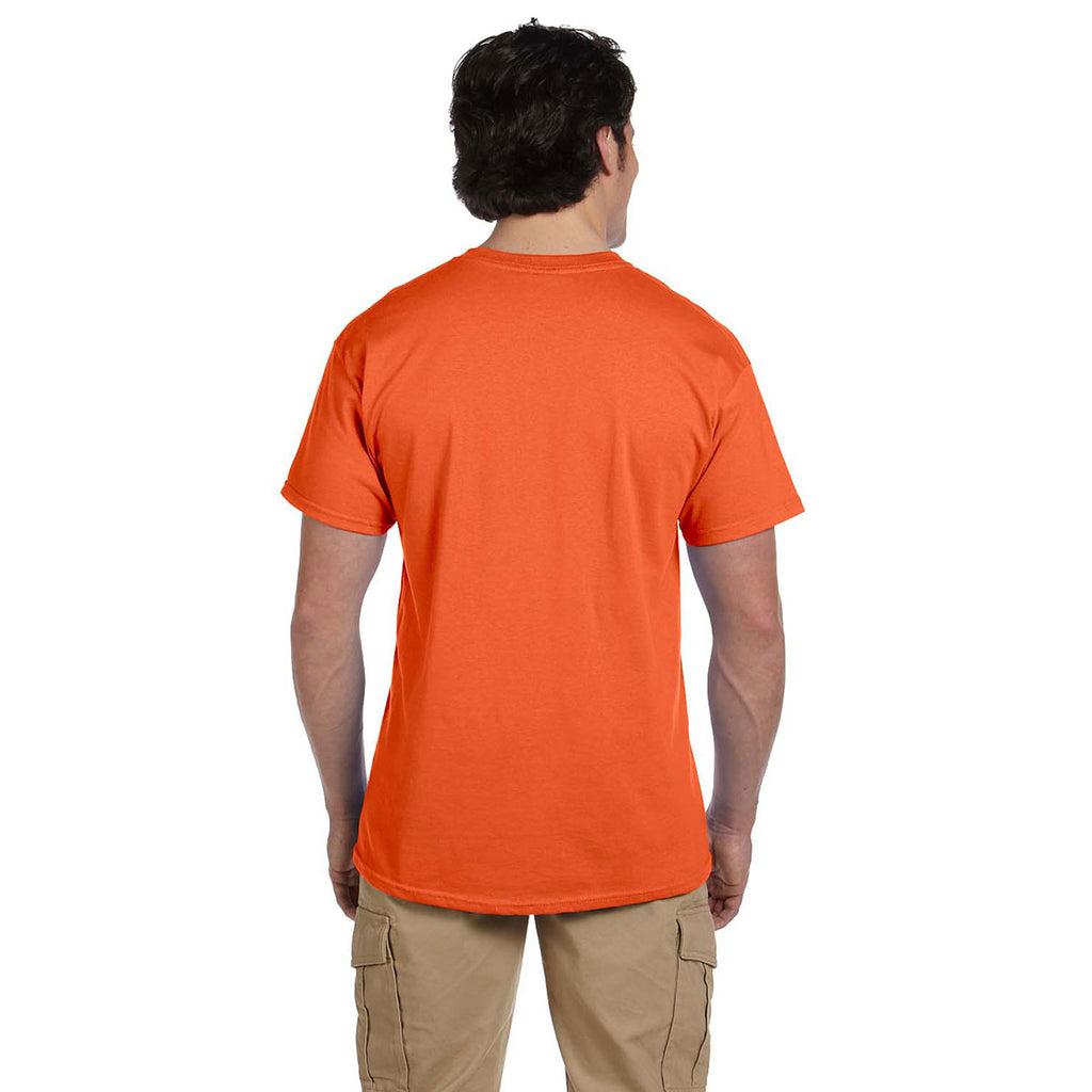 Fruit of the Loom Men's Burnt Orange 5 oz. HD Cotton T-Shirt