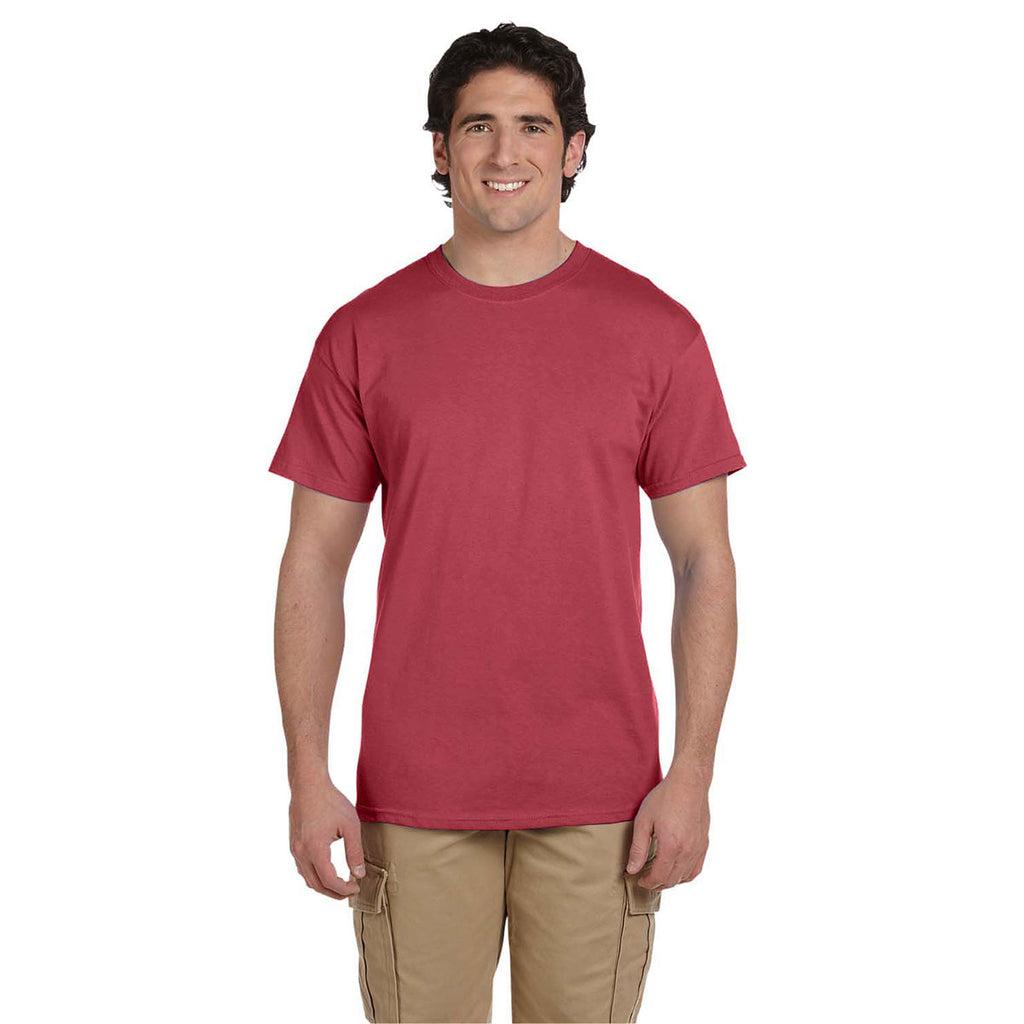 Fruit of the Loom Men's Crimson 5 oz. HD Cotton T-Shirt