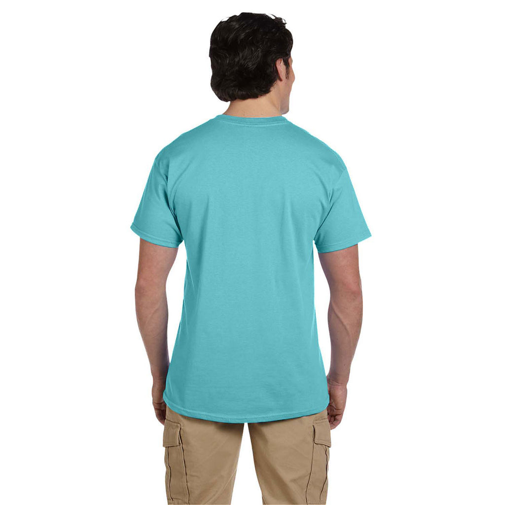 Fruit of the Loom Men's Scuba Blue 5 oz. HD Cotton T-Shirt