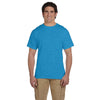 Fruit of the Loom Men's Turquoise Heather 5 oz. HD Cotton T-Shirt