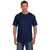 Fruit of the Loom Men's J Navy 5 oz. HD Cotton Pocket T-Shirt