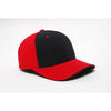 Pacific Headwear Red/Black Universal M2 Contrast Performance Cap