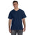 Fruit of the Loom Men's J Navy 5 oz. HD Cotton V-Neck T-Shirt