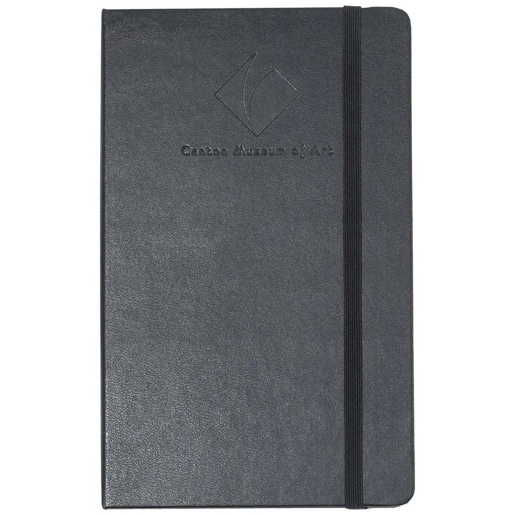 Moleskine Black Hard Cover Ruled Large Notebook (5" x 8.25")