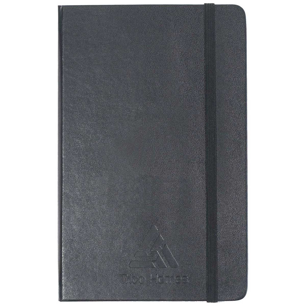Moleskine Black Hard Cover Squared Large Notebook (5" x 8.25")