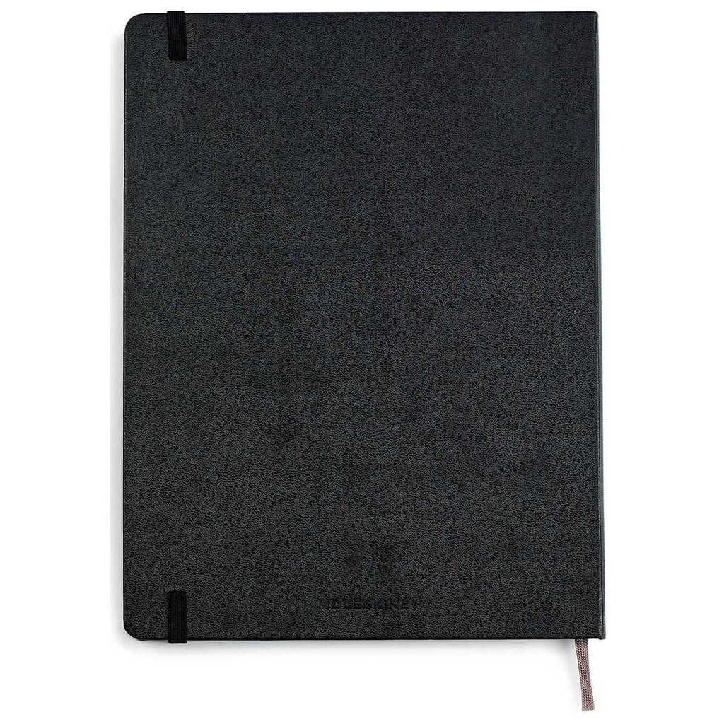 Moleskine Black Hard Cover Extra Large Dotted Notebook (7.5" x 9.75")