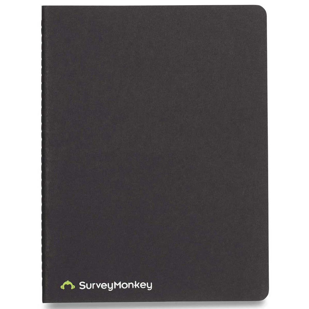 Moleskine Black Cahier Ruled Extra Large Journal (7.5" x 10")