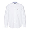 Tommy Hilfiger Men's Bright White New England Solid Oxford Shirt