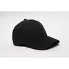 Pacific Headwear Black Universal Fitted Cotton Cap