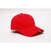 Pacific Headwear Red Universal Fitted Cotton Cap