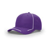Richardson Purple/White Sideline R-Active Lite with Contrasting Piping Cap