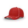 Richardson Red/White Sideline R-Active Lite with Contrasting Piping Cap