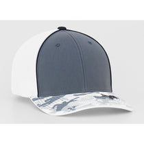 Pacific Headwear Graphite/Arctic Glamo Trucker Mesh Cap