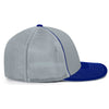 Pacific Headwear Silver/Royal Universal Fitted Trucker Mesh Cap