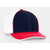 Pacific Headwear Navy/Red Universal Fitted Trucker Mesh Cap