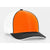 Pacific Headwear Orange/Black Universal Fitted Trucker Mesh Cap
