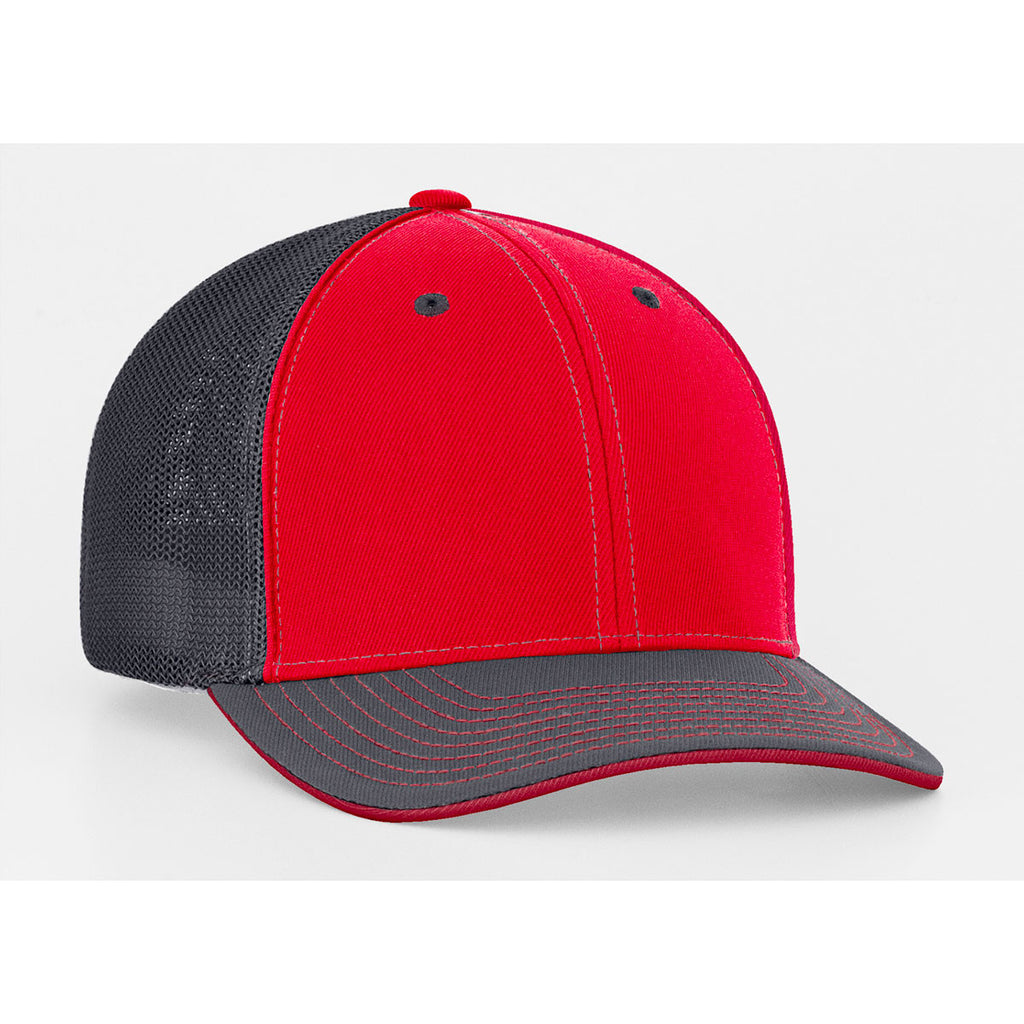 Trucker Mesh Pacific Headwear Pro Model 404m Pacific Headwear Red