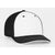 Pacific Headwear White/Black Universal Fitted Trucker Mesh Cap
