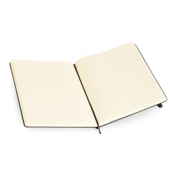 MerchPerks Moleskine Black Hard Cover Ruled Extra Large Notebook (7.5" x 9.75")
