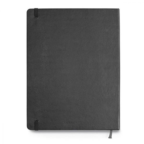 MerchPerks Moleskine Black Hard Cover Ruled Extra Large Notebook (7.5" x 9.75")