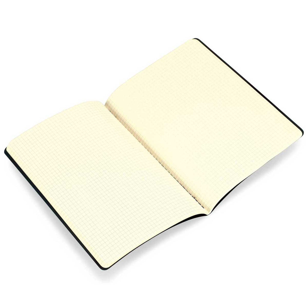 Moleskine Black Cahier Squared Large Notebook (5" x 8.25")