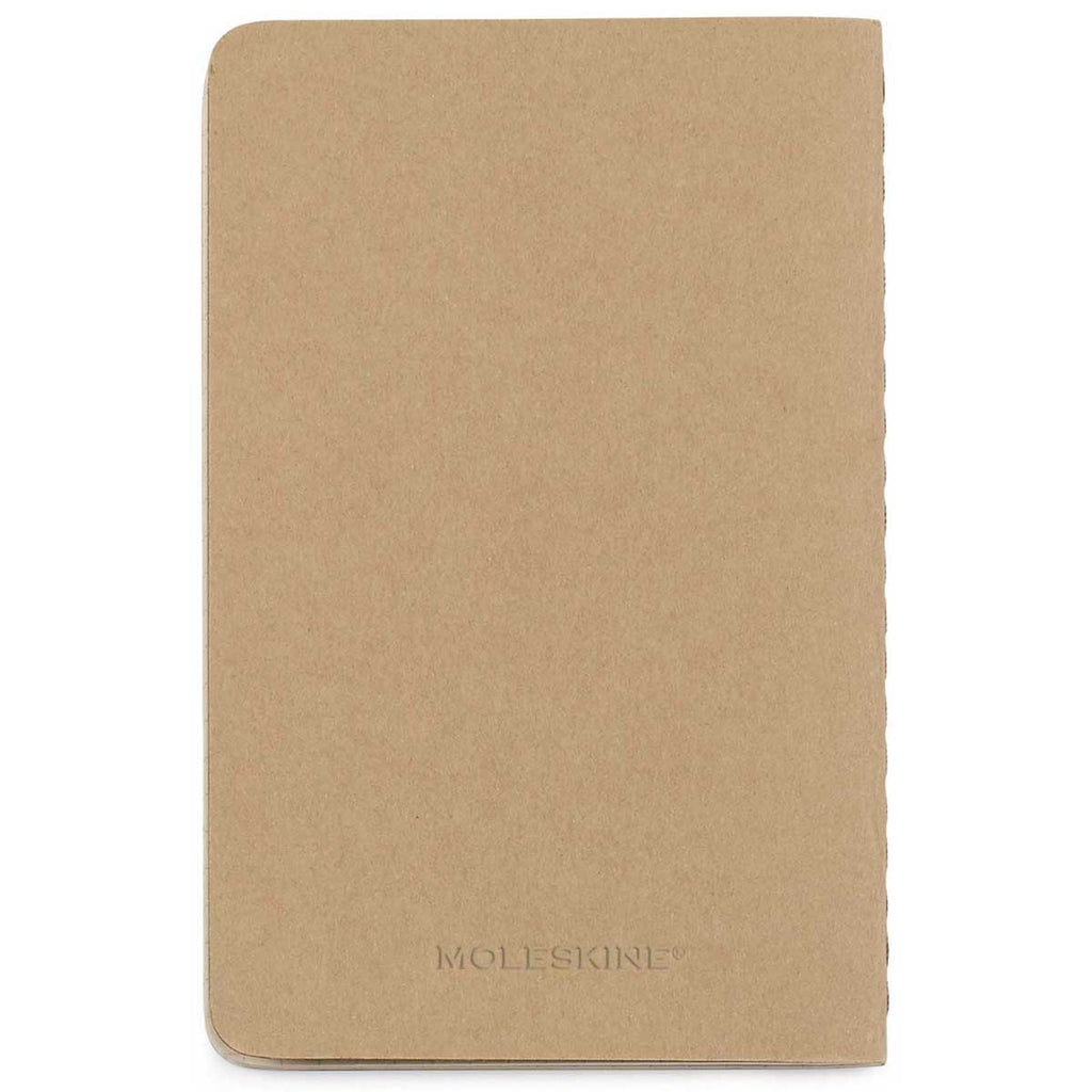 Moleskine Tan Cahier Squared Pocket Notebook (3.5" x 5.5")