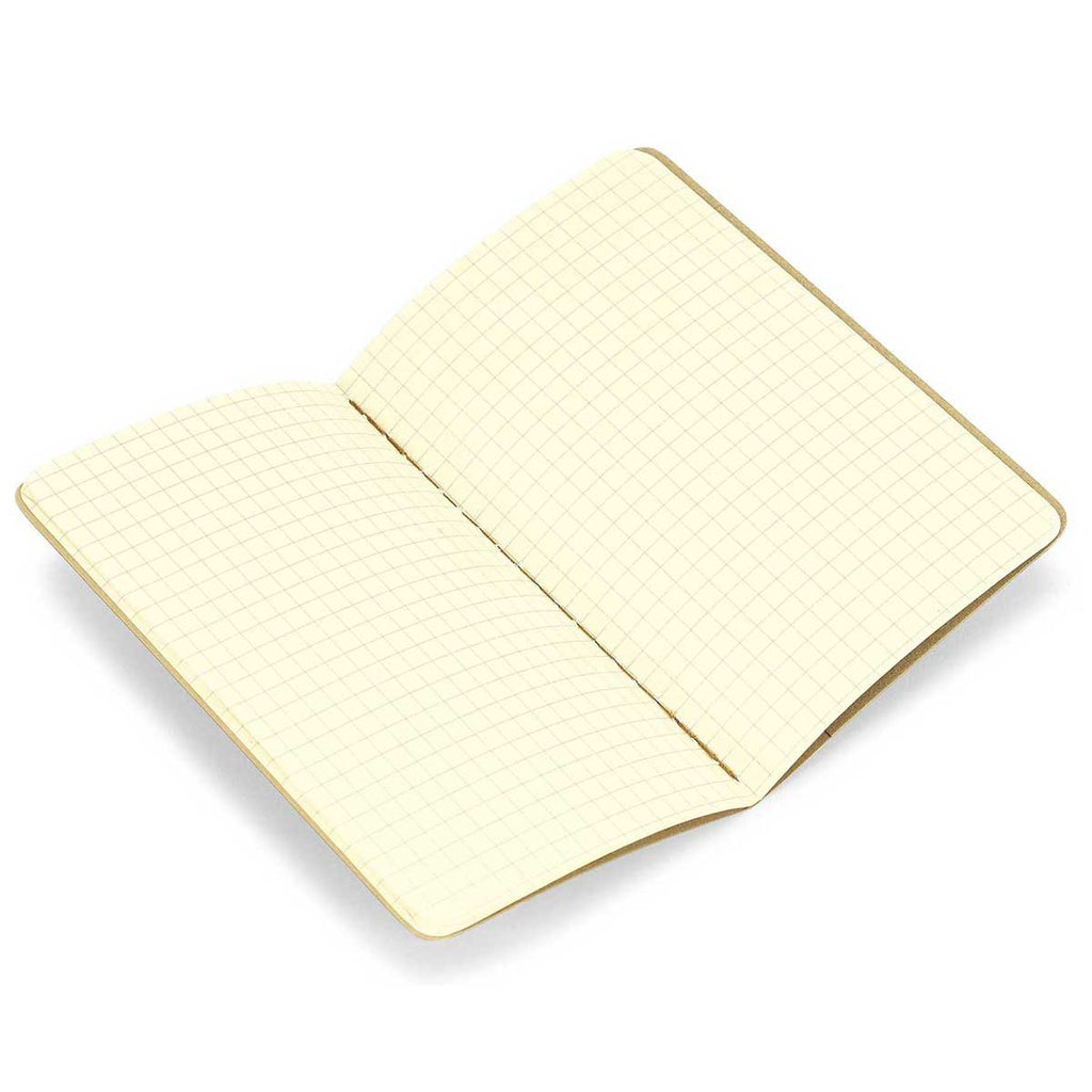 Moleskine Tan Cahier Squared Pocket Notebook (3.5" x 5.5")
