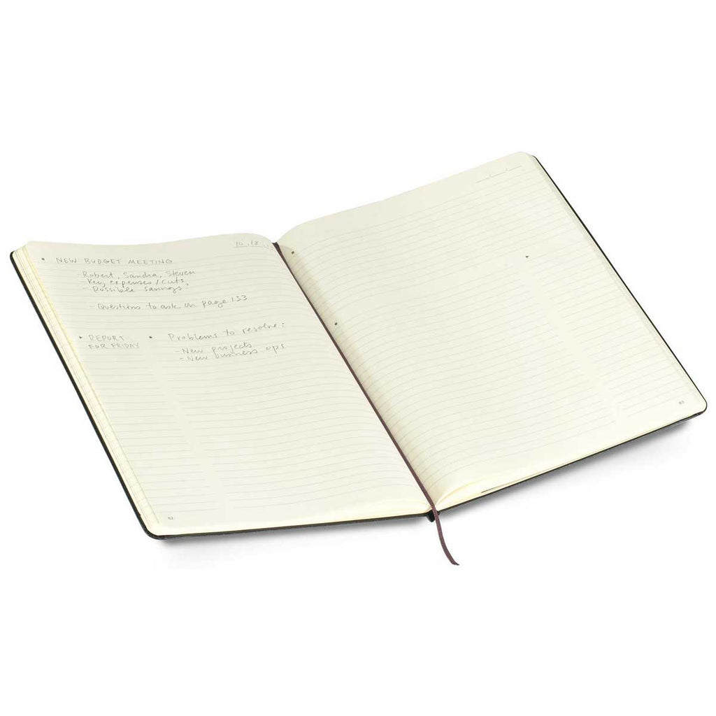 Moleskine Black Hard Cover Professional Ruled XL Notebook (7.5" x 10")