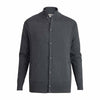 Edwards Men's Smoke Heather Rib Collar Button-Front Cardigan With Pockets