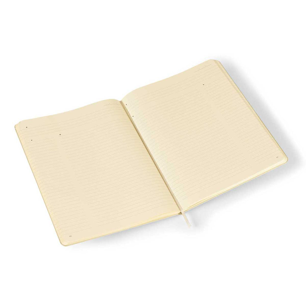 Moleskine Pearl Grey Hard Cover Ruled X-Large Professional Notebook