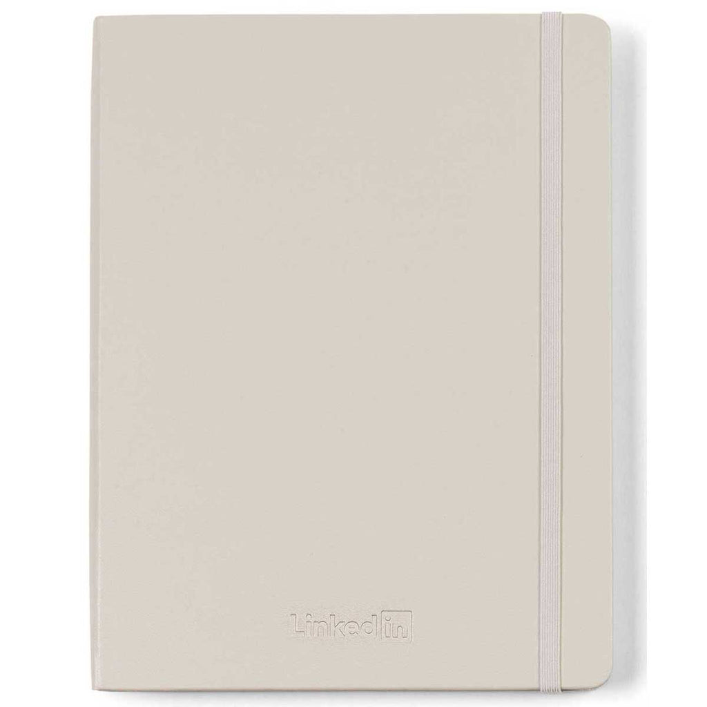Moleskine Pearl Grey Hard Cover Ruled X-Large Professional Notebook