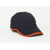 Pacific Headwear Black/Orange Lite Series Adjustable Active Cap