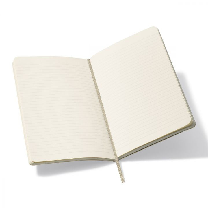 Moleskine Khaki Beige Soft Cover Ruled Large Notebook (5" x 8.25")