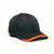 Pacific Headwear Black/Orange Lite Series Adjustable Active Cap
