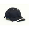 Pacific Headwear Black/White Lite Series Adjustable Active Cap