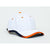 Pacific Headwear White/Orange Lite Series Adjustable Active Cap