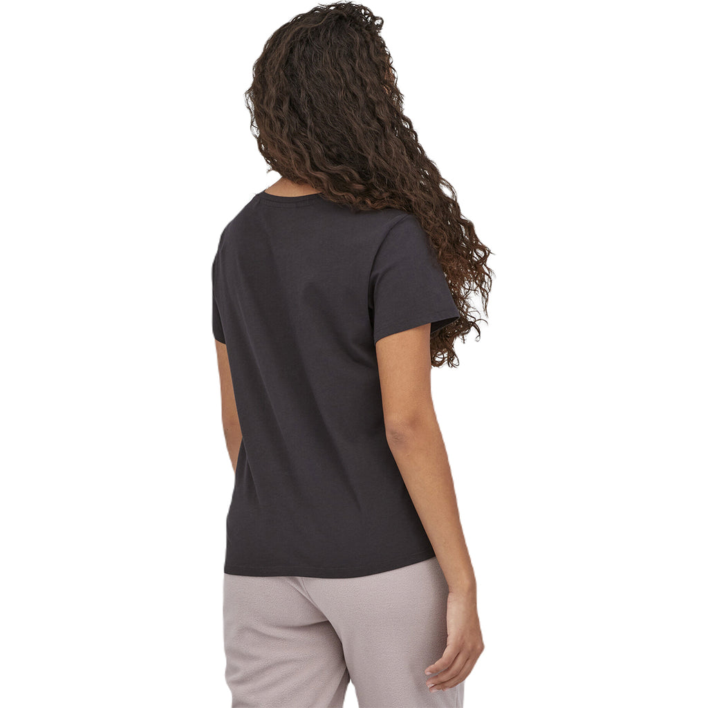 Patagonia Women's Ink Black Regenerative Organic Certified Cotton Tee
