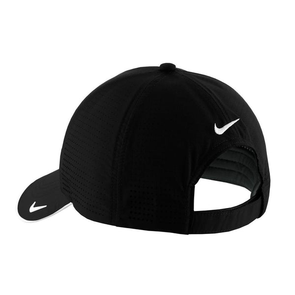 Nike Golf Dri-FIT Black Swoosh Perforated Cap