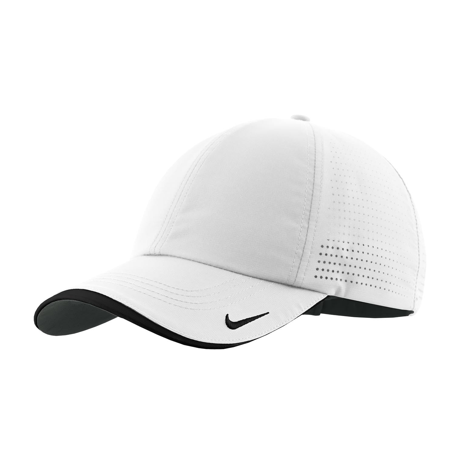 twee Infecteren Of Nike Golf White Dri-FIT Swoosh Perforated Cap