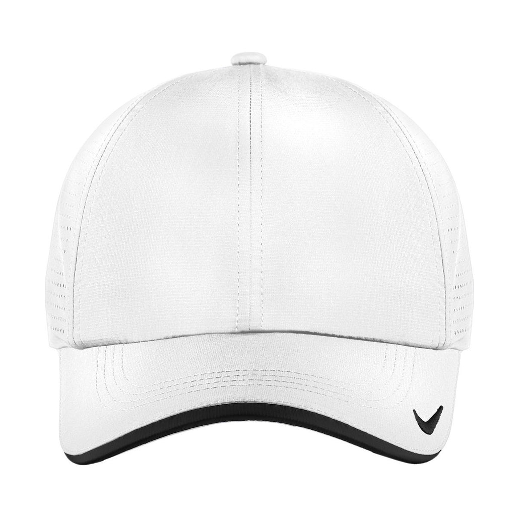 Nike White Dri-FIT Swoosh Cap