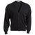 Edwards Unisex Black Jersey Knit Acrylic Cardigan