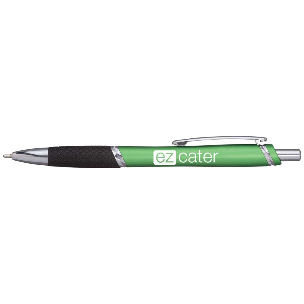 Hub Pens Lime XeeDee Pen with Silver Trim & Black Ink