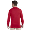 Jerzees Men's True Red 5.6 Oz. Spotshield Long-Sleeve Jersey Polo